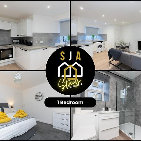 Central City Stay - Sja Stays - 1 Bed Apartment Aberdeen Exteriör bild
