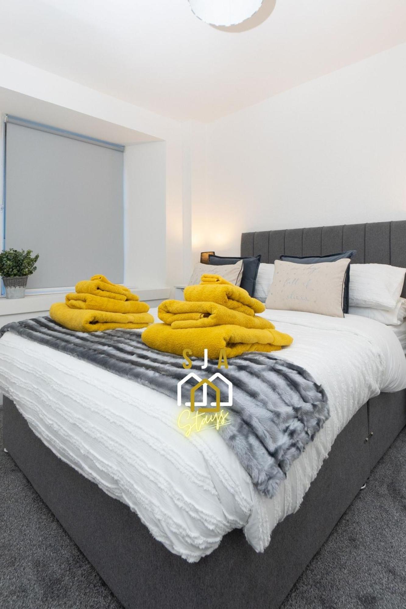 Central City Stay - Sja Stays - 1 Bed Apartment Aberdeen Exteriör bild