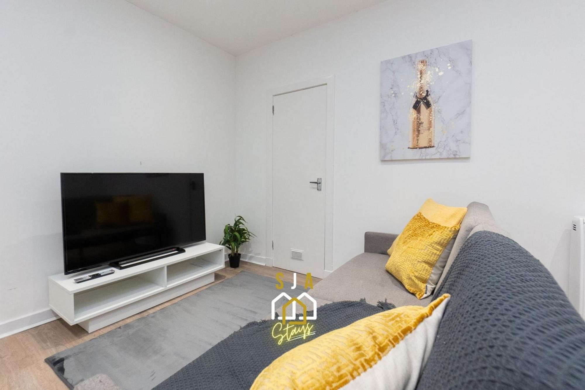 Central City Stay - Sja Stays - 1 Bed Apartment Aberdeen Exteriör bild