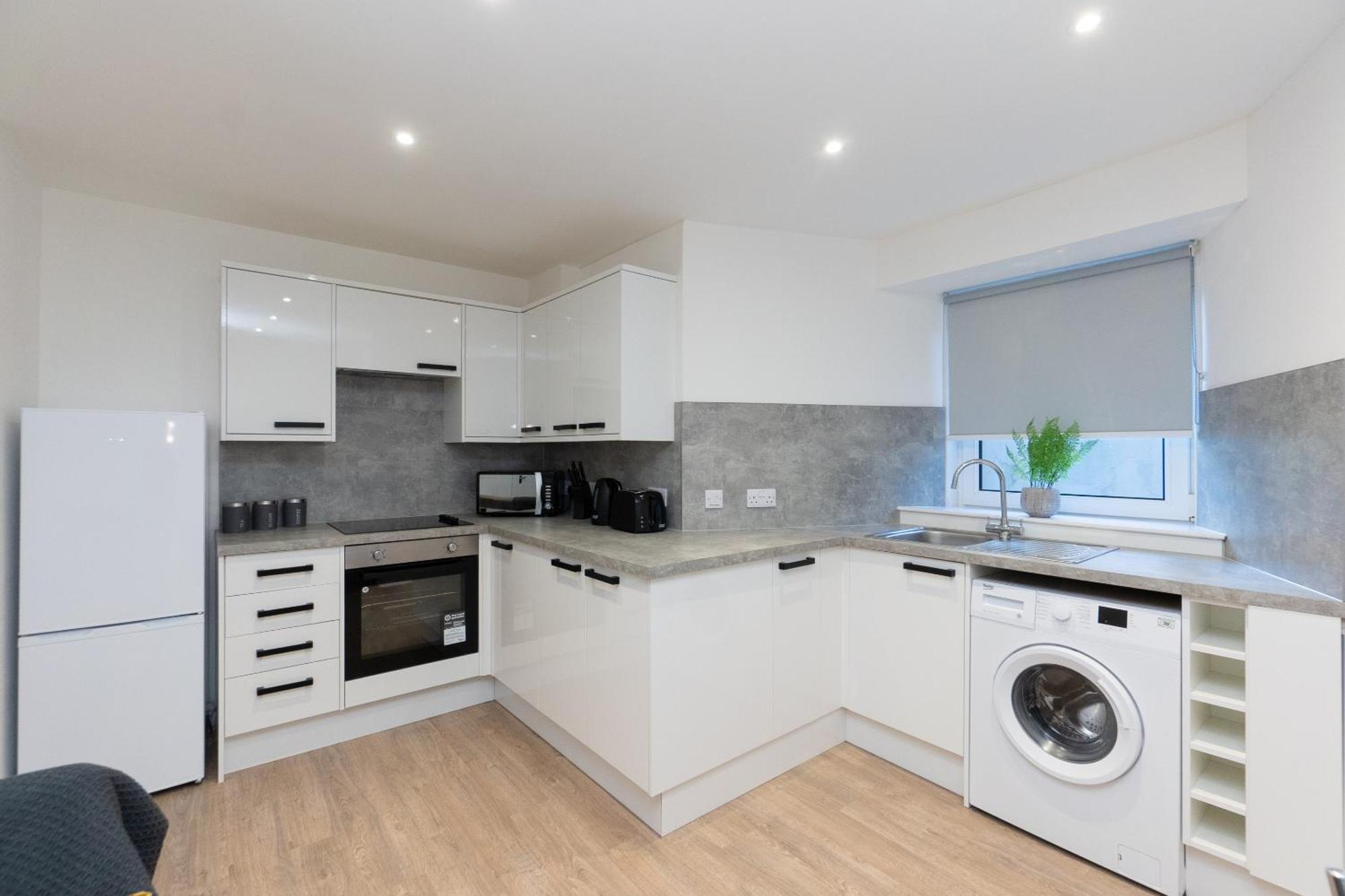 Central City Stay - Sja Stays - 1 Bed Apartment Aberdeen Exteriör bild